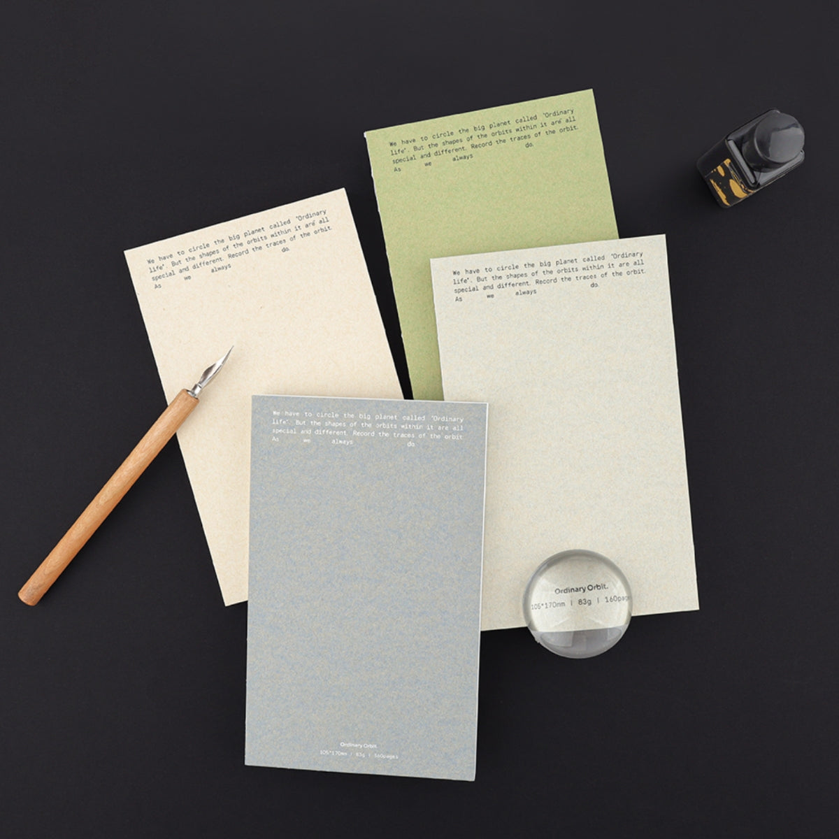 Libreta Ordinary Orbit para Plumas Fuente