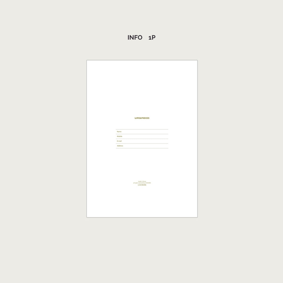 Agenda Life & Pieces Your Planner V.3