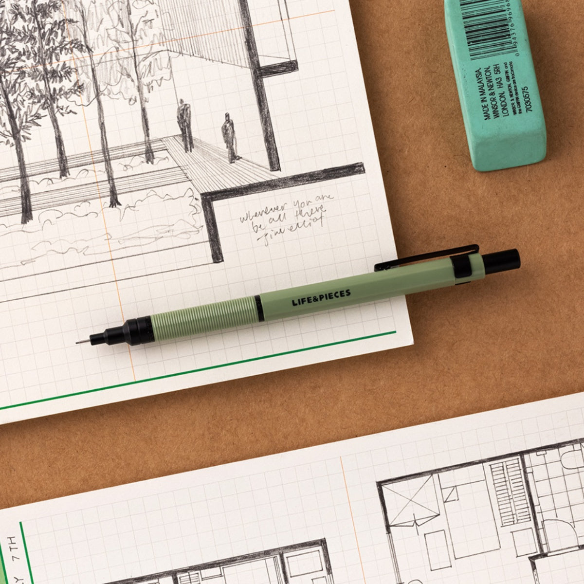 Lapiz mecanico 0.5 mm Life & Pieces