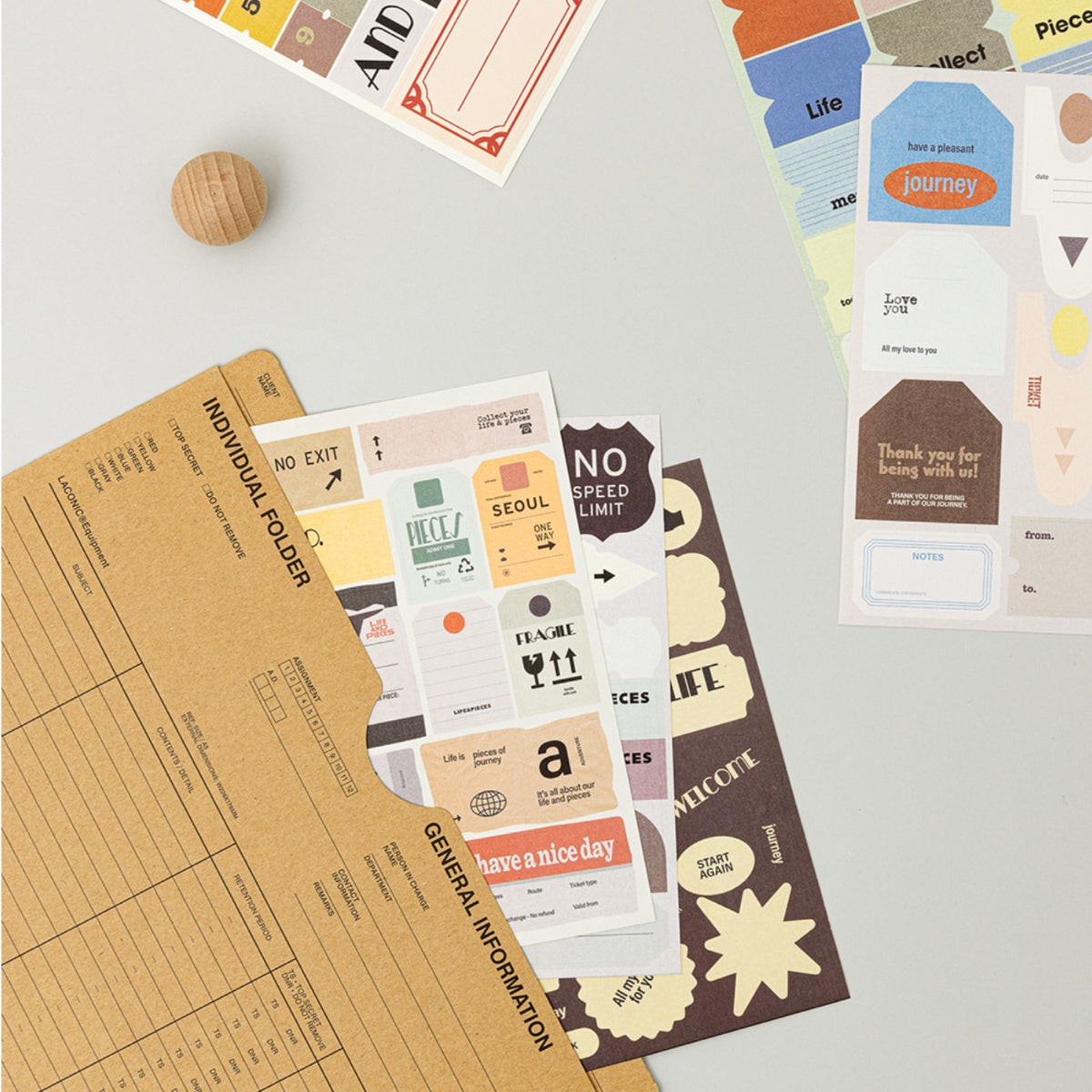 Sticker bundle vintage Life & Pieces