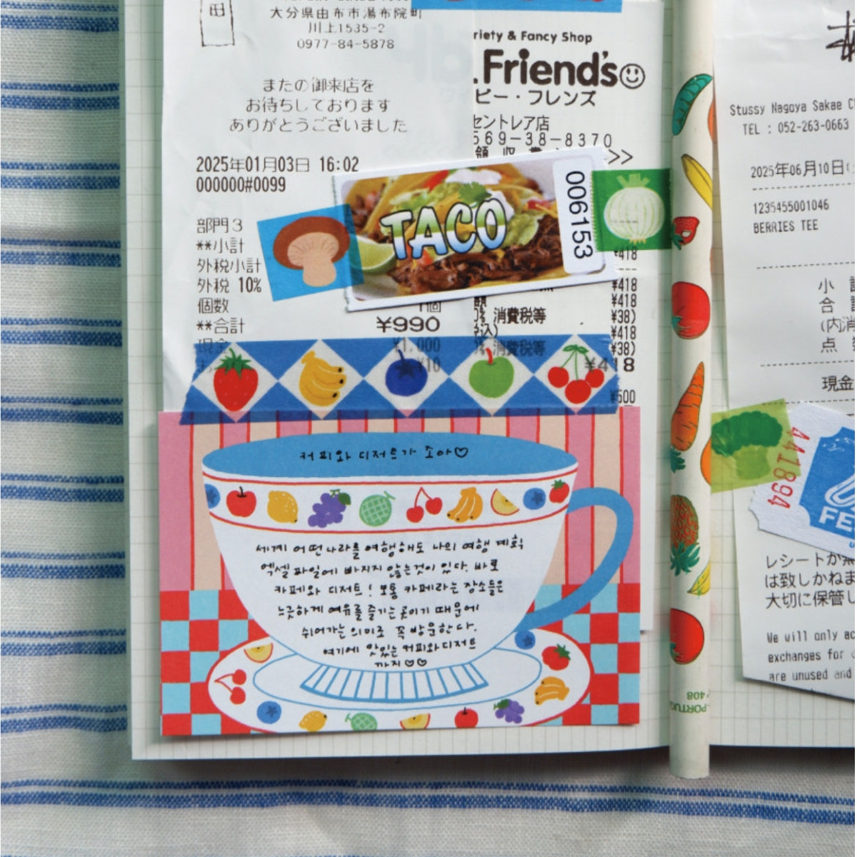 Bloc de notas Fruit Tableware