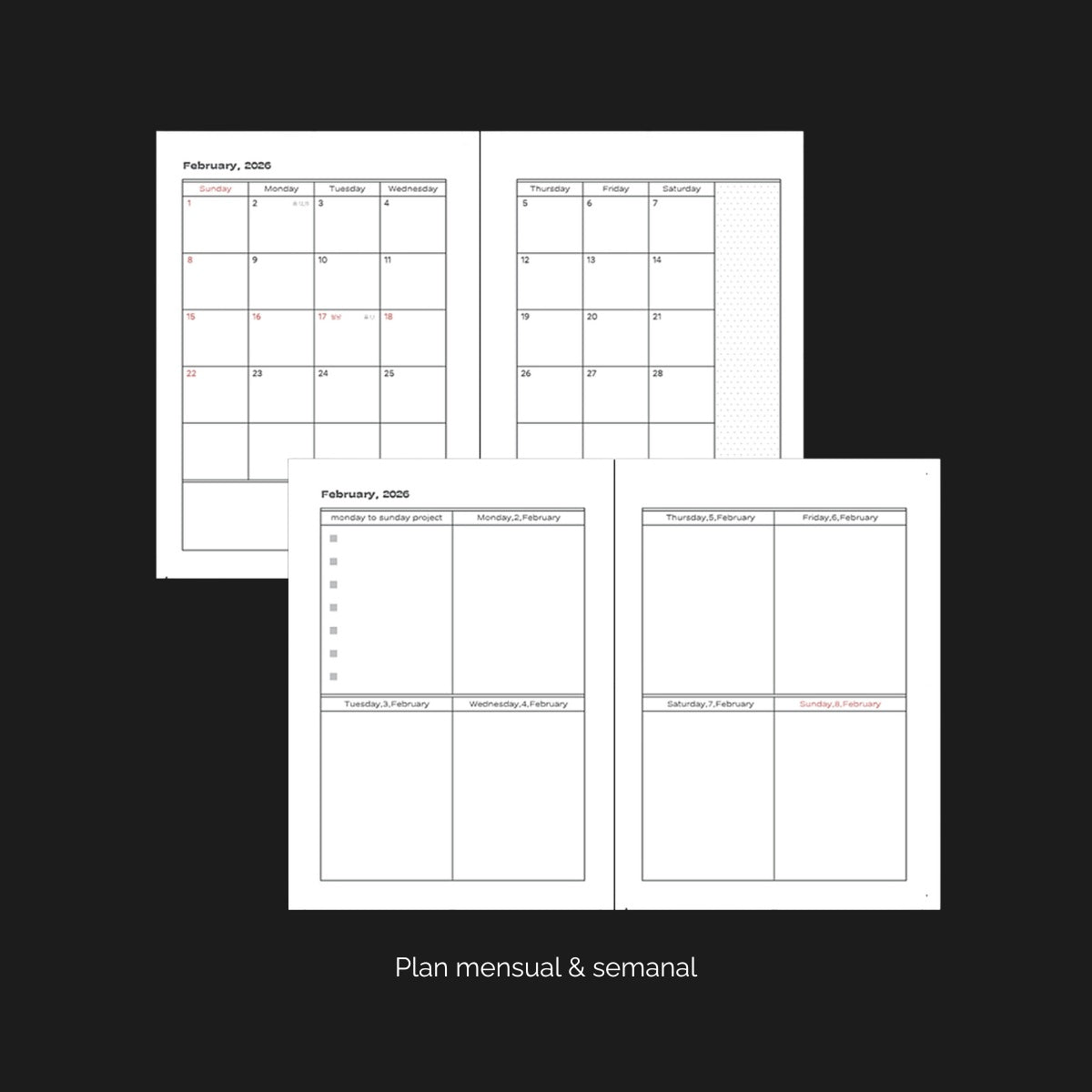 Agenda semanal Our Own Season