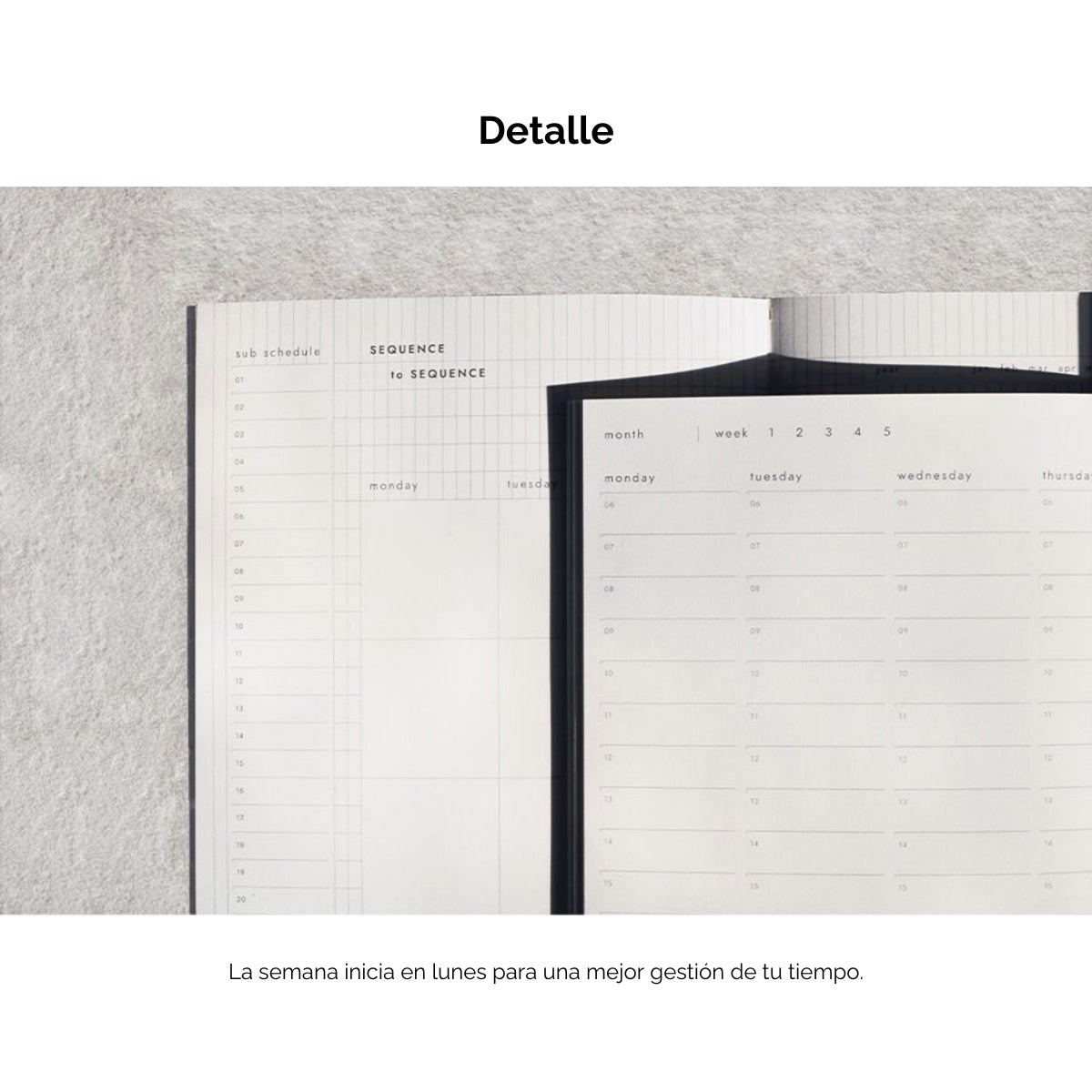 Agenda semanal Sequence to Sequence