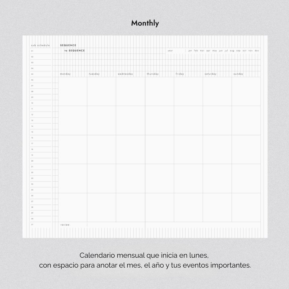 Agenda semanal Sequence to Sequence