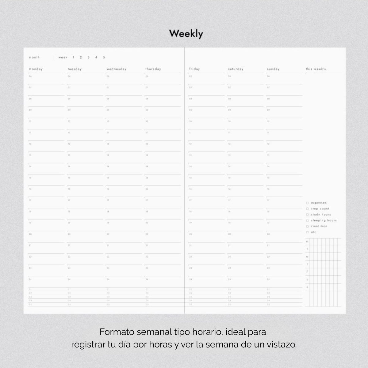 Agenda semanal Sequence to Sequence