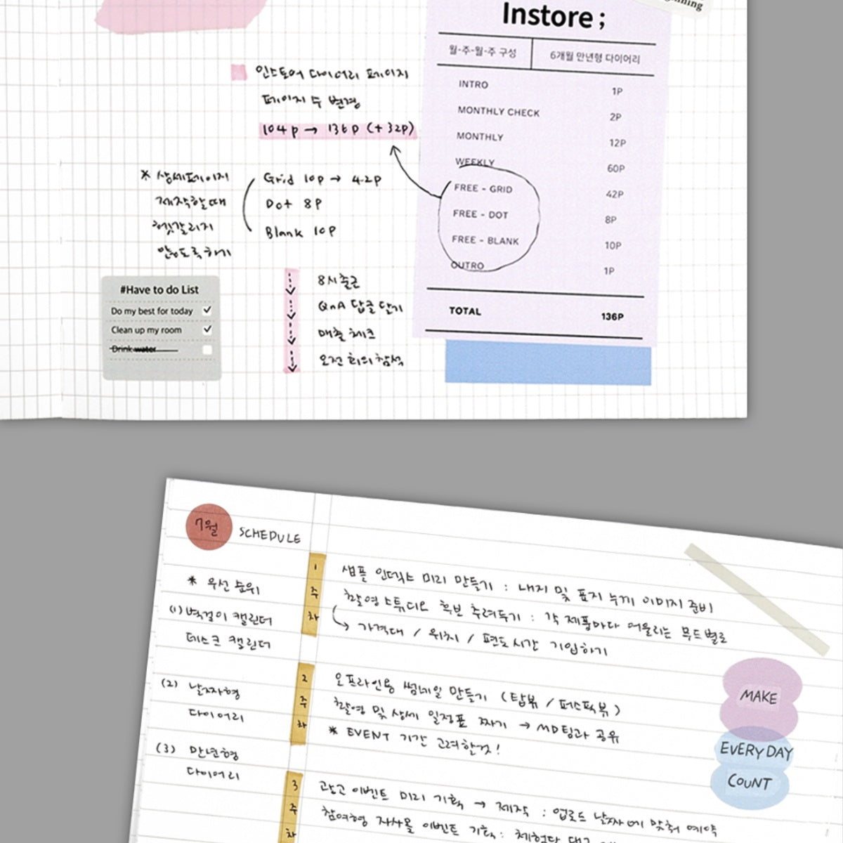 Agenda semanal Life Routine