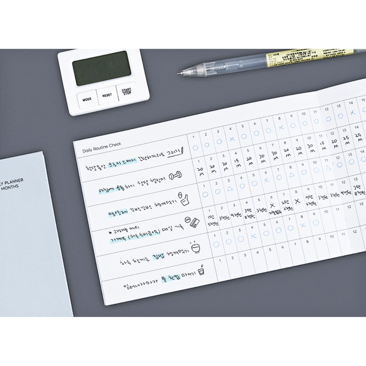 Agenda semanal Life Routine
