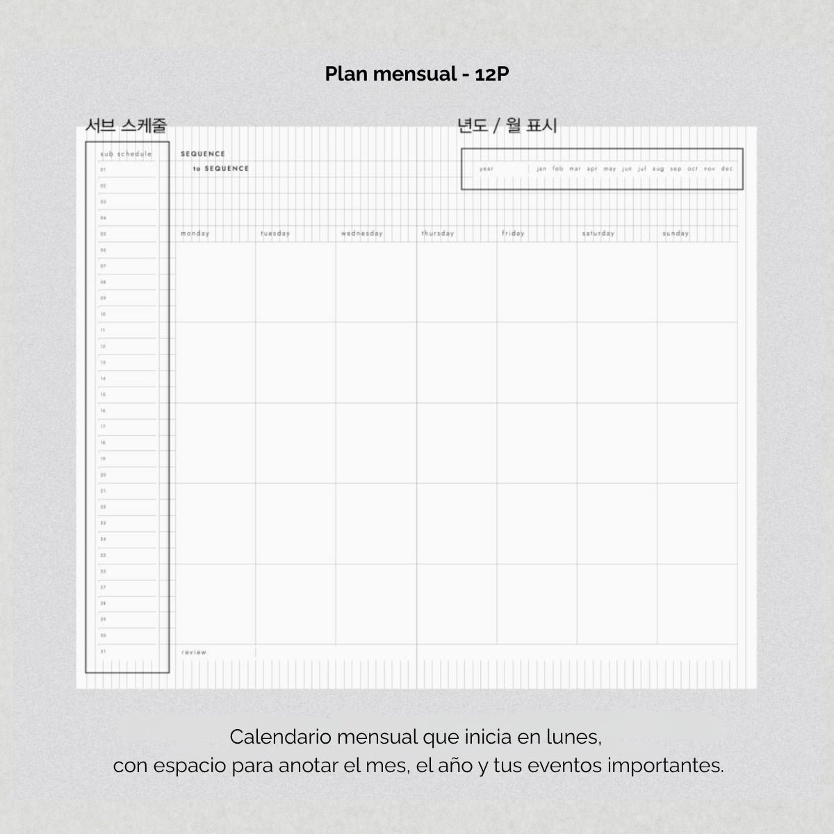 Agenda semanal Sequence to Sequence v.2
