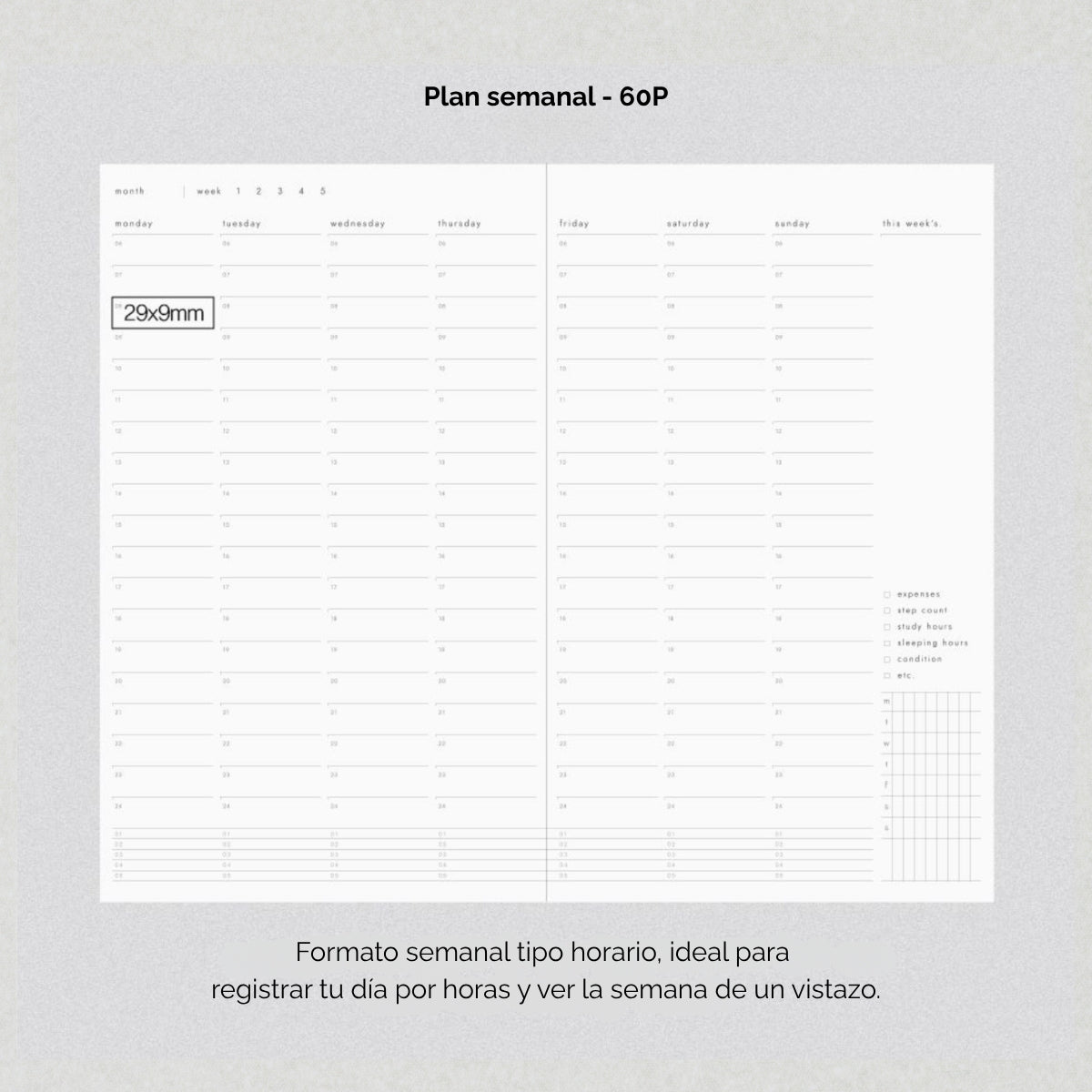 Agenda semanal Sequence to Sequence v.2