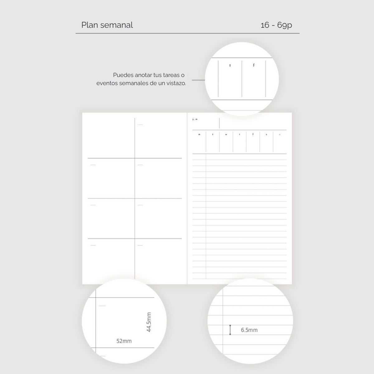 Agenda semanal Documoment