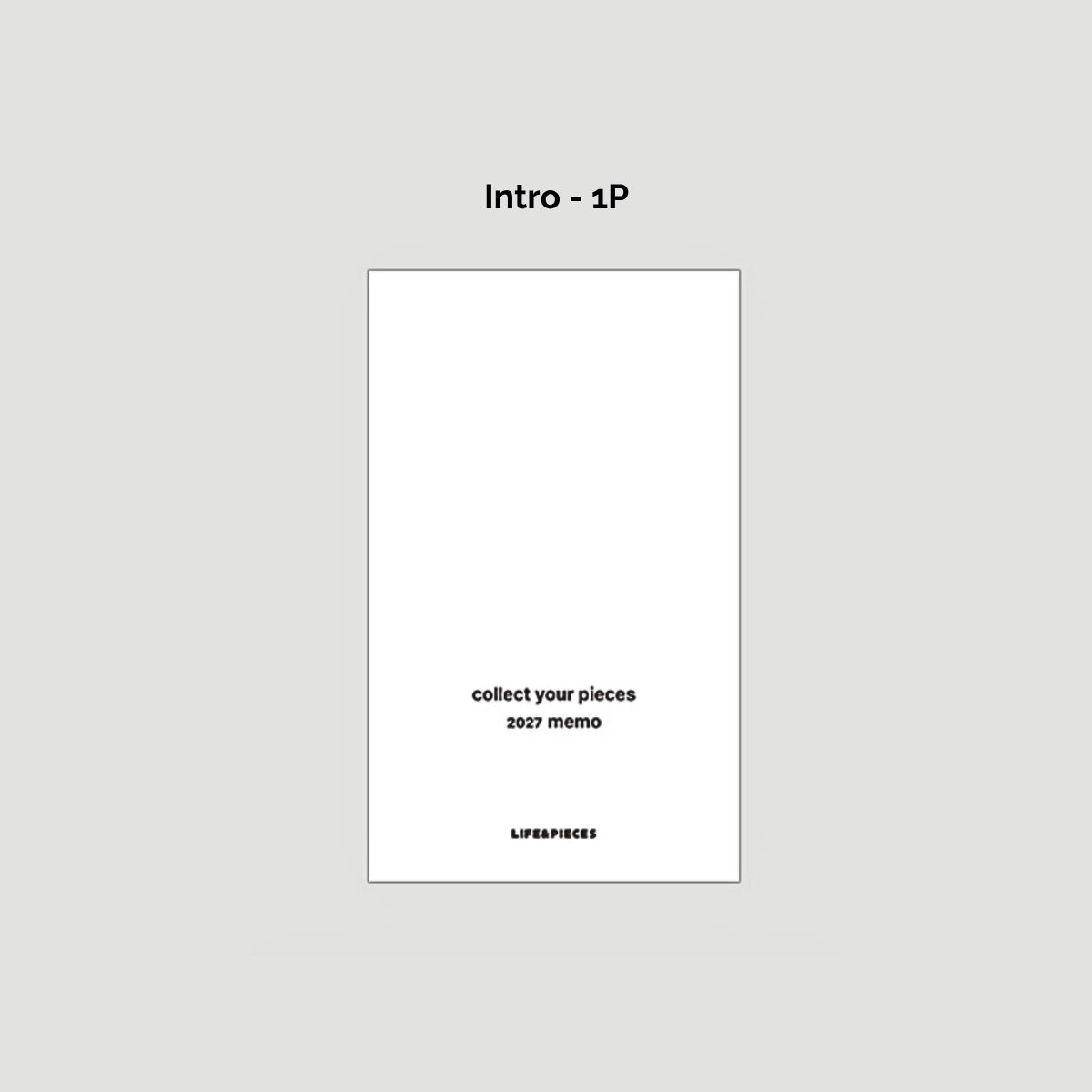2027 Diario Life & Pieces Collect