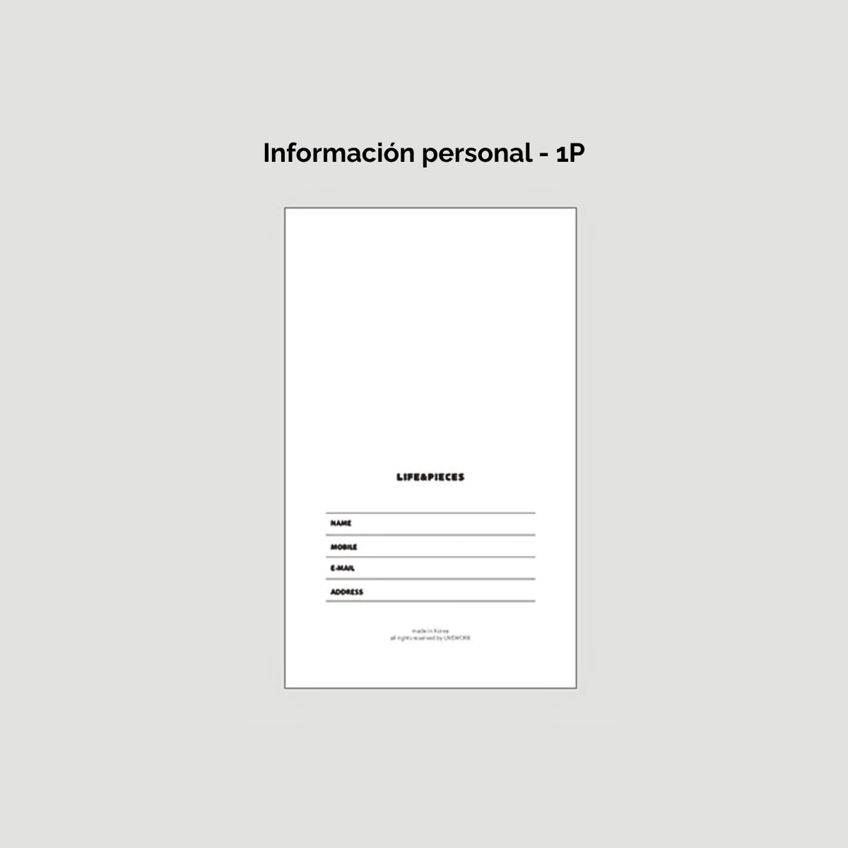 2027 Diario Life & Pieces Collect