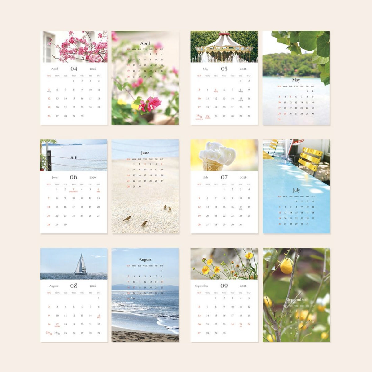 Calendario 2026 Mind Snap (15 meses)