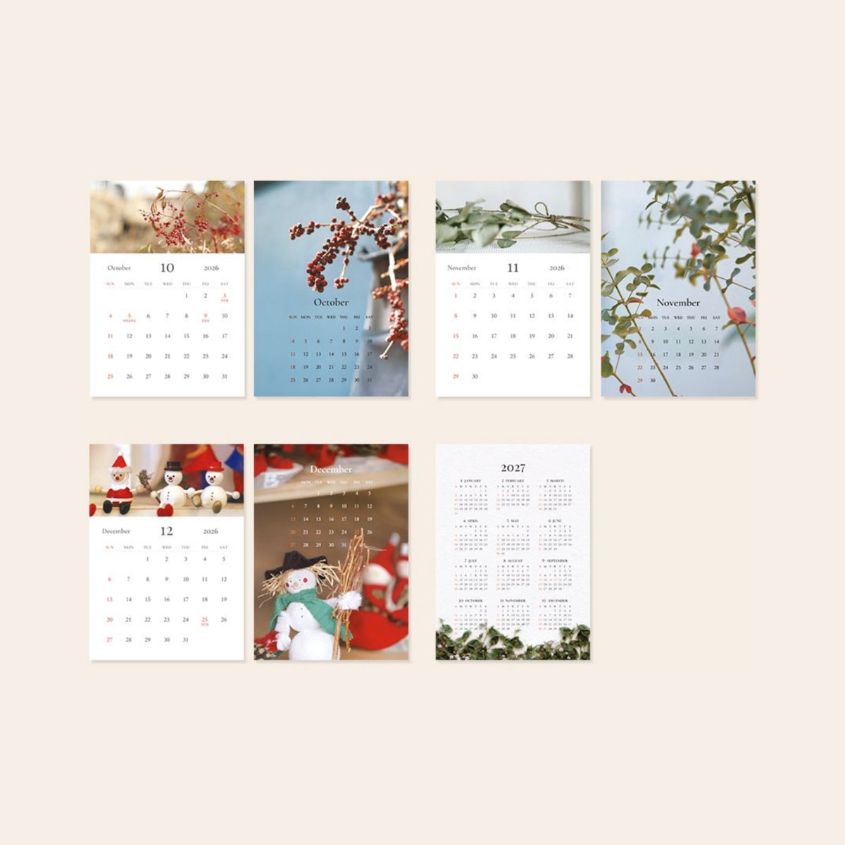 Calendario 2026 Mind Snap (15 meses)