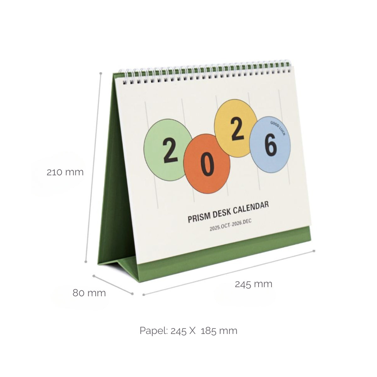 Calendario 2026 Prism (15 meses)