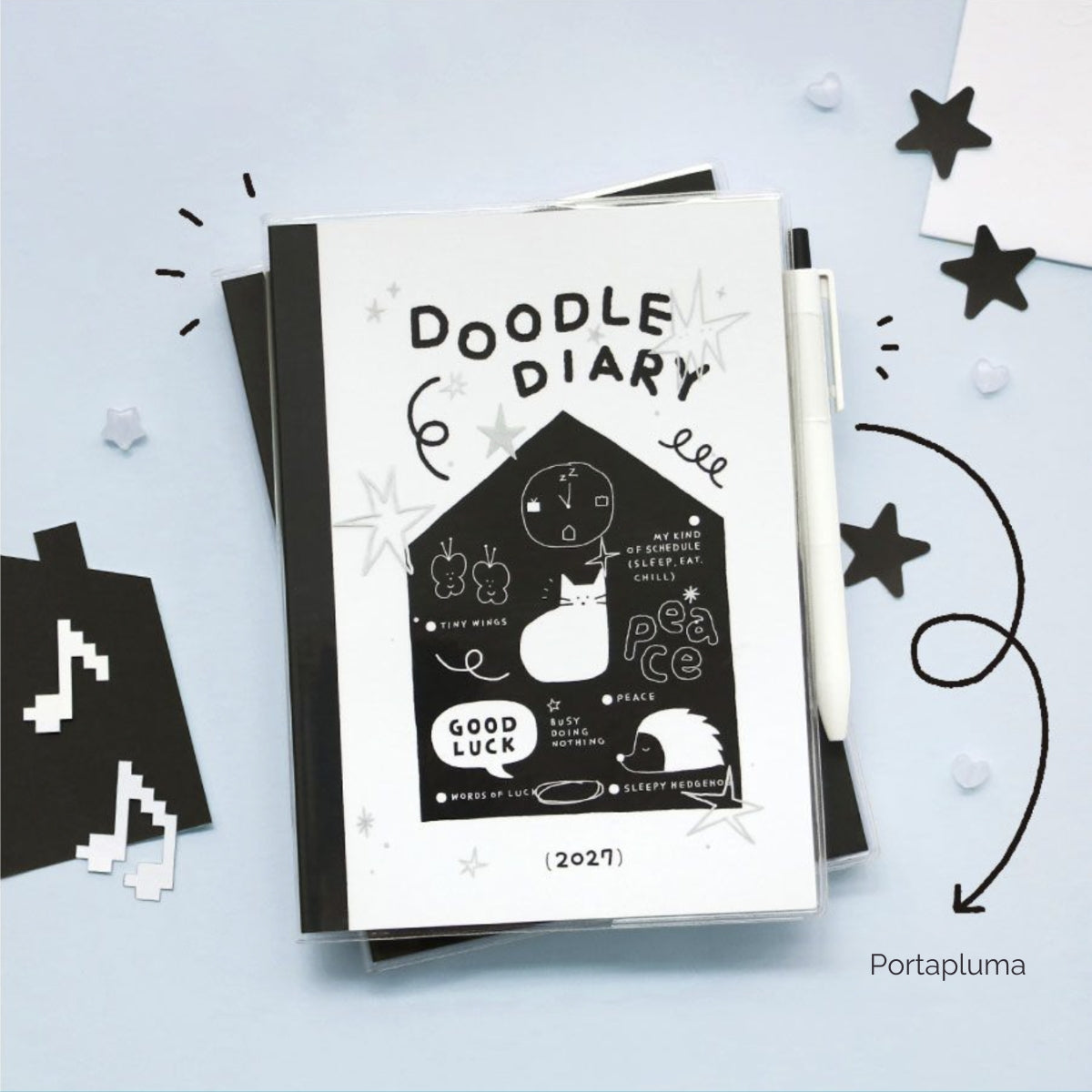 2027 Agenda semanal Doodle