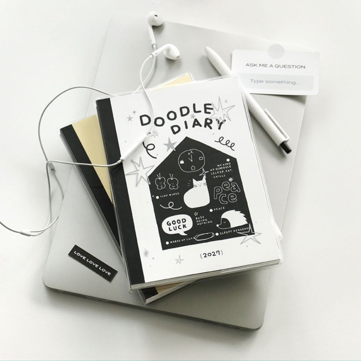 2027 Agenda semanal Doodle