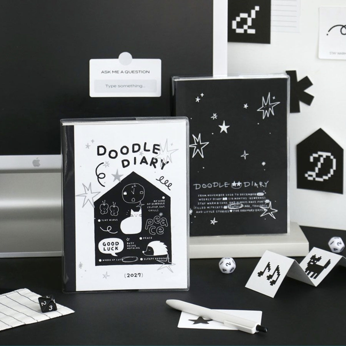 2027 Agenda semanal Doodle