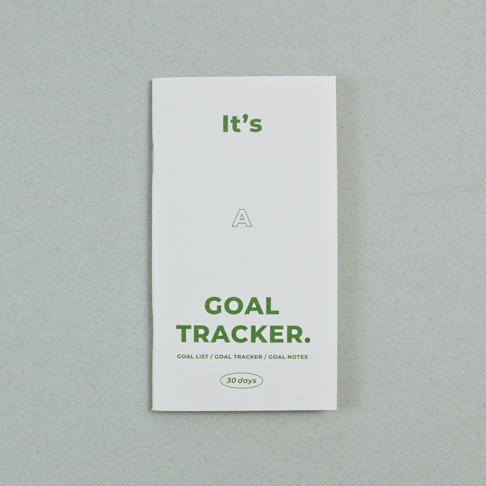 Libreta de metas Goal Tracker, 30 dias