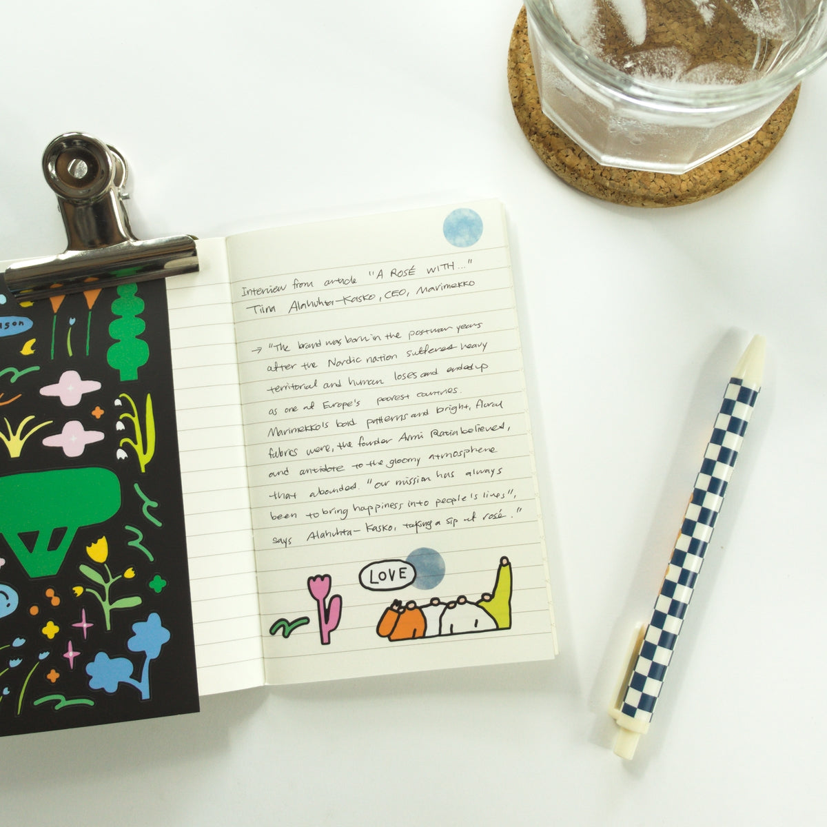 Set de 3 mini libretas Life & Pieces, Linea