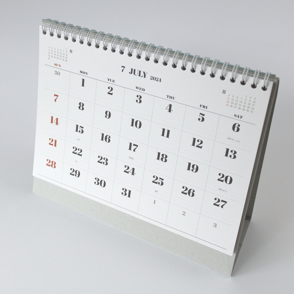 Calendario 2025 On The Desk (18 meses)