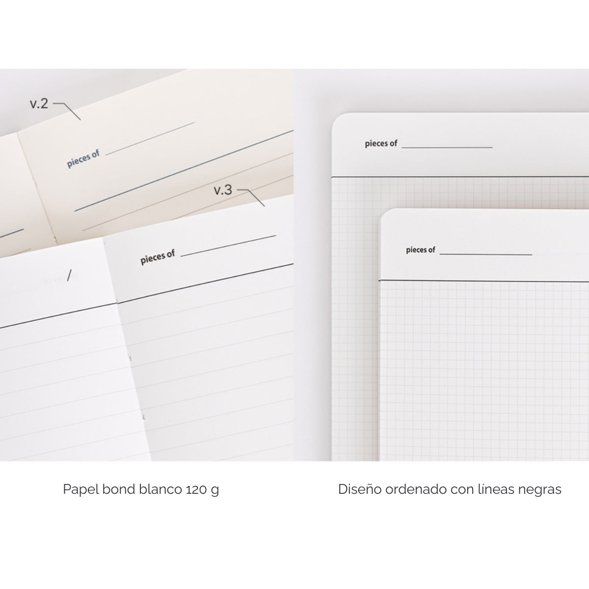 Libreta Life & Pieces V.3, grande