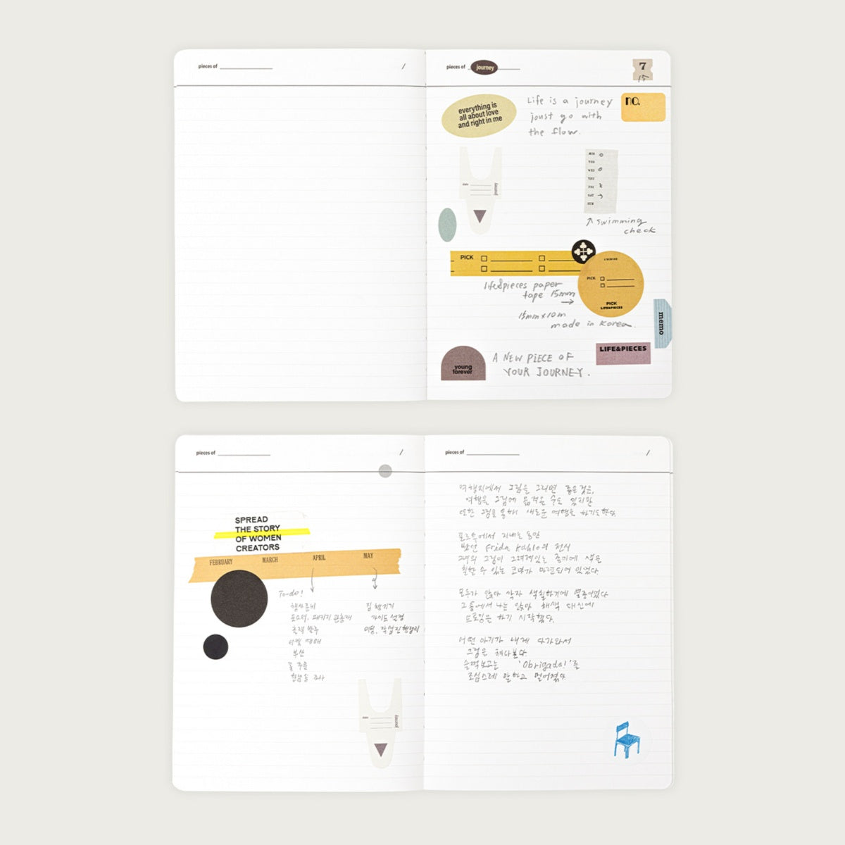 Libreta Life & Pieces V.3, grande