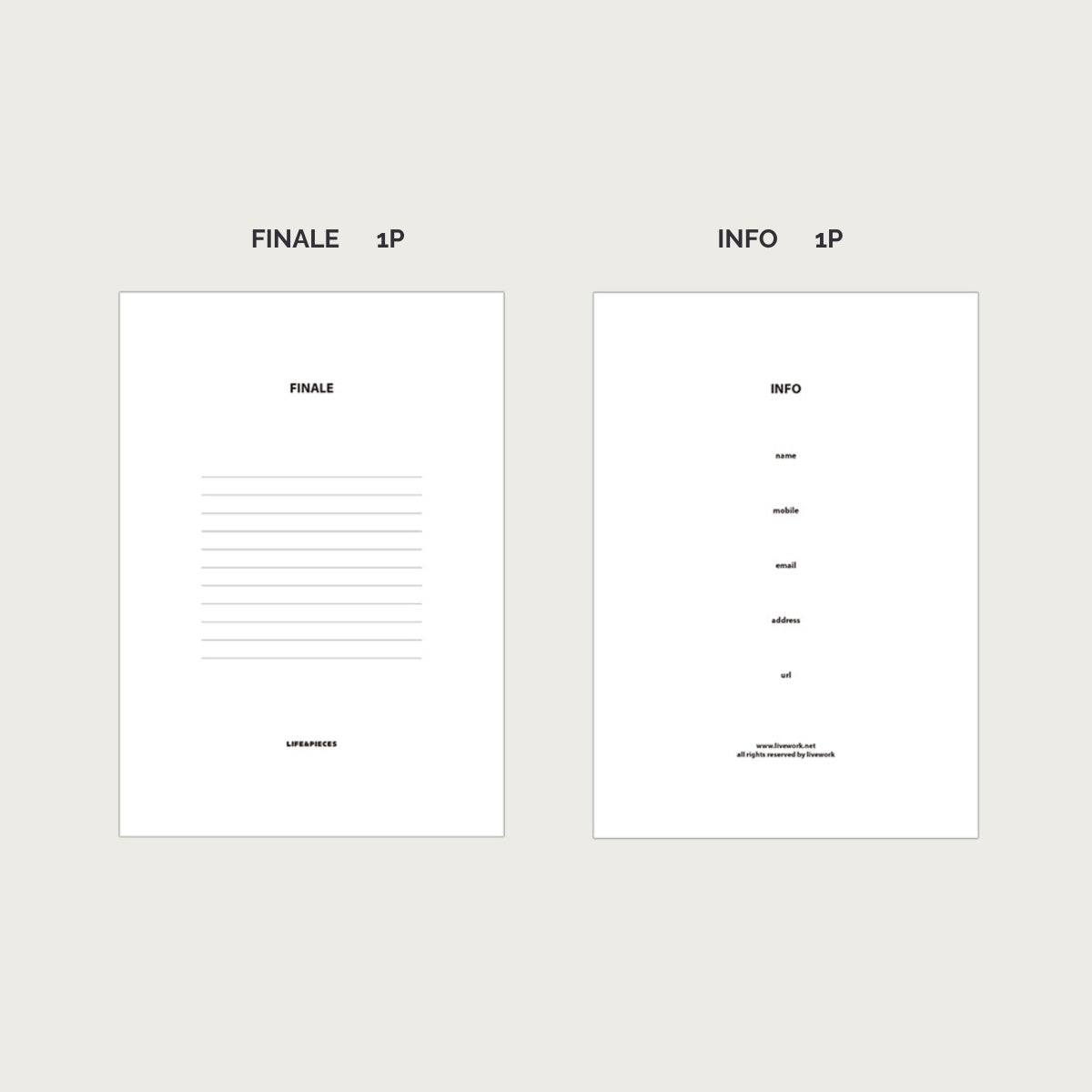 Libreta Life & Pieces V.3, grande