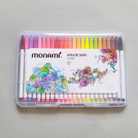 Pluma fineliner Plus Pen 3000, set de 48 piezas