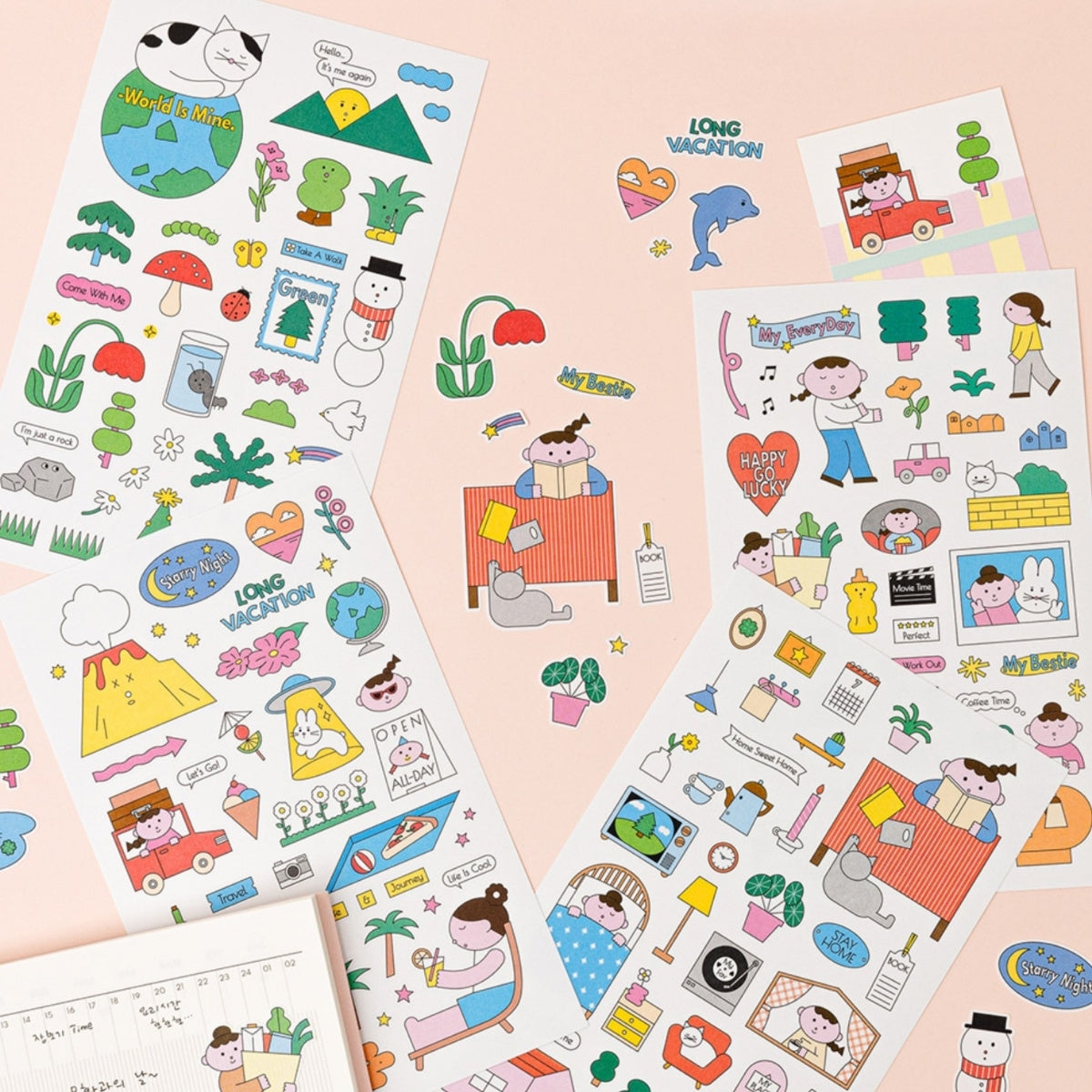 Sticker bundle Palette Illust