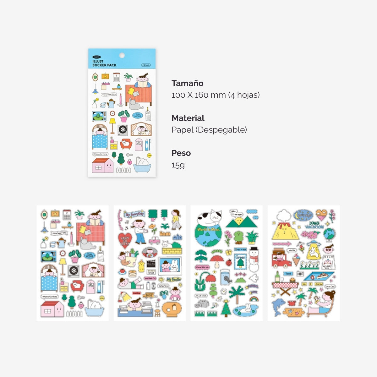 Sticker bundle Palette Illust