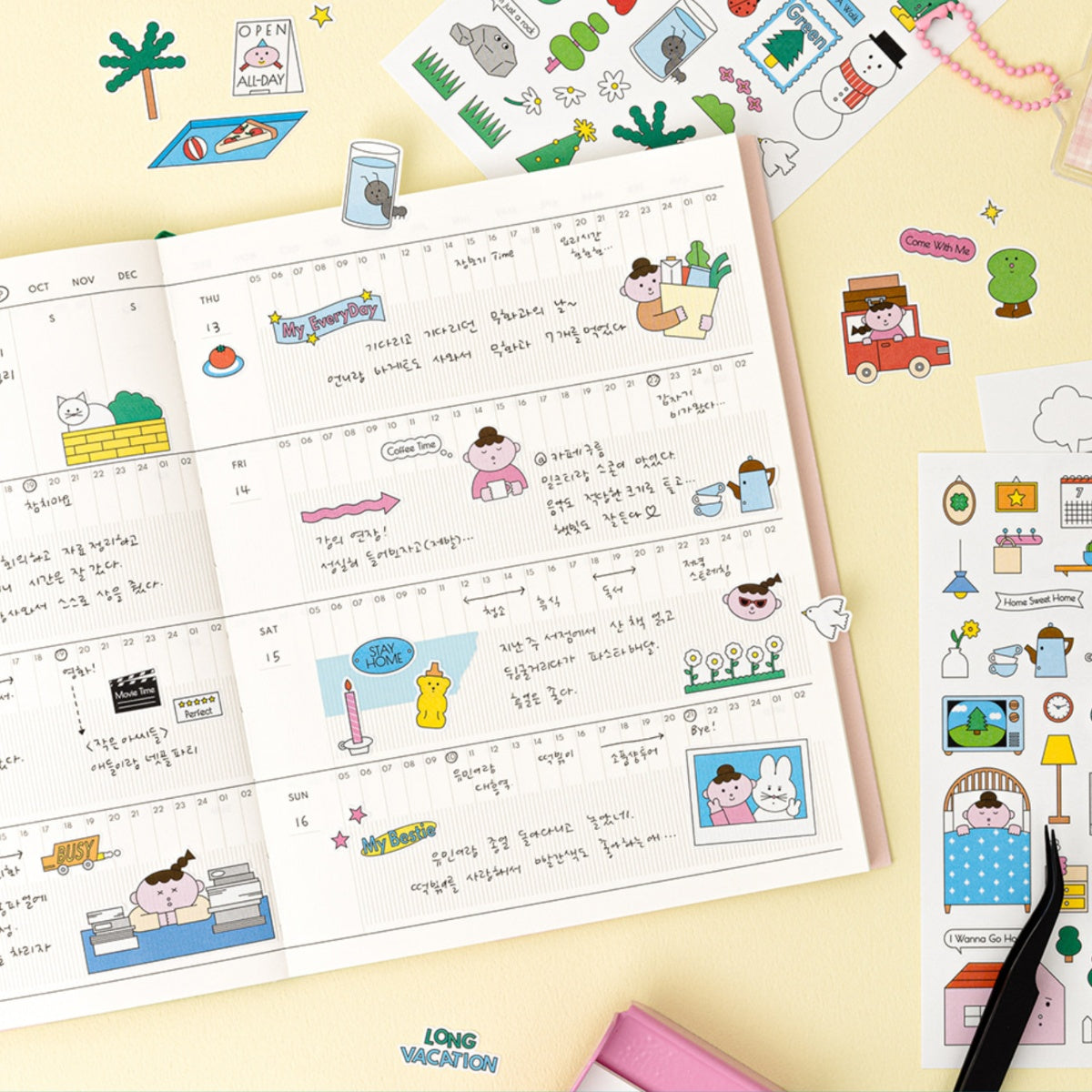 Sticker bundle Palette Illust