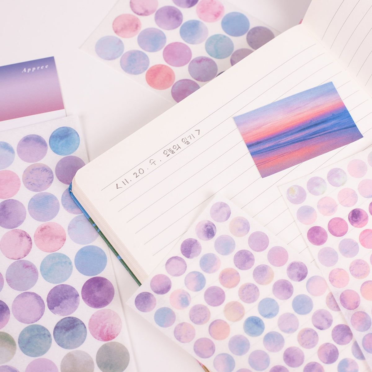 Sticker bundle redondo Moods V.2