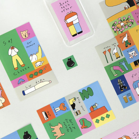 Sticker bundle cuadrado Little Things