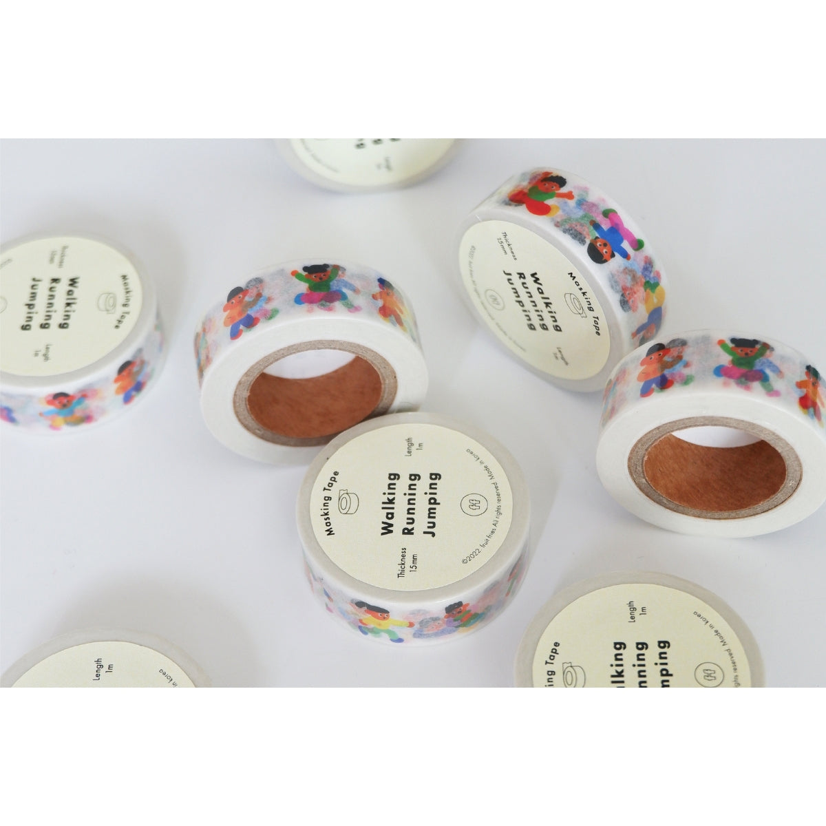 Washi tape Walking Running Jumping