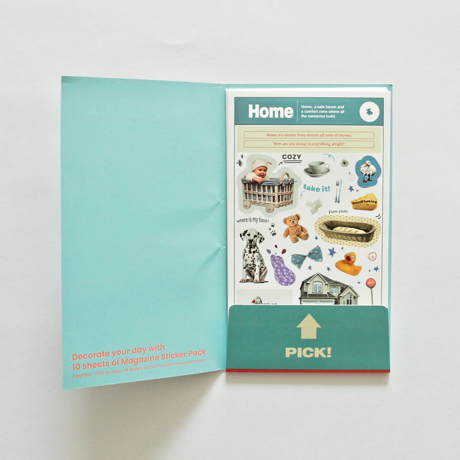 Sticker bundle Storage Magazine