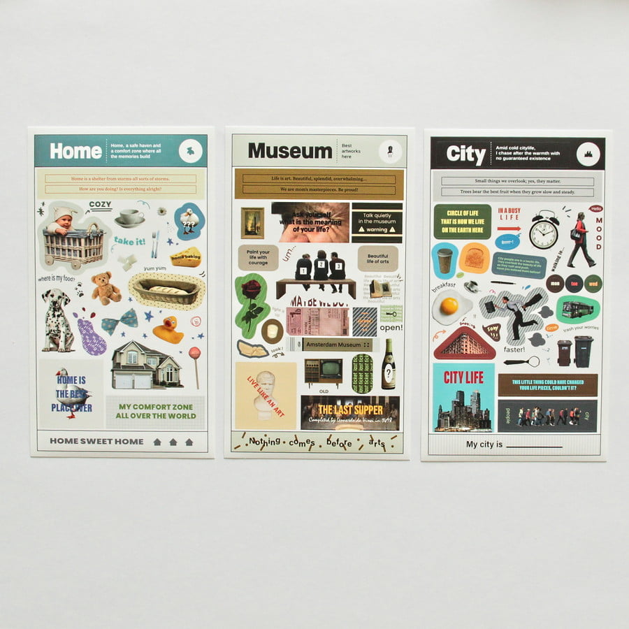 Sticker bundle Storage Magazine