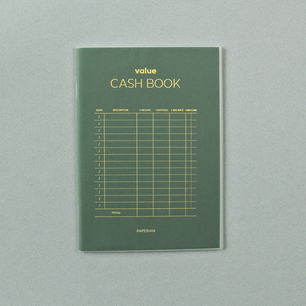 Libreta de cuentas Value - Cash Book